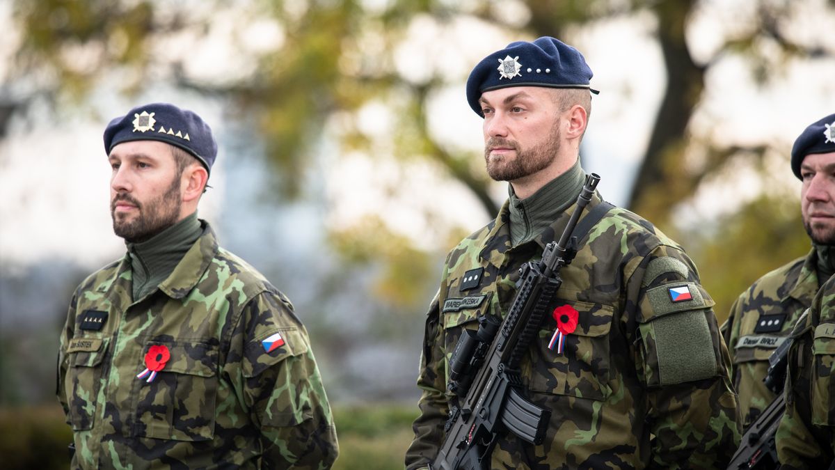 FOTO: Den válečných veteránů připomněl slavnostní nástup vojáků na Vítkově
